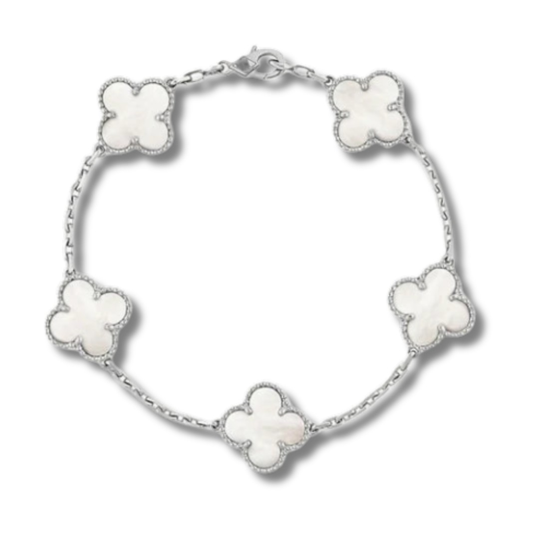 Silver cleef bracelet