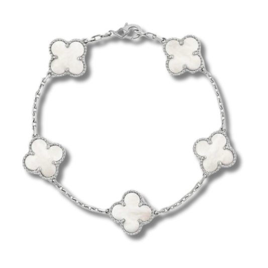 Silver cleef bracelet