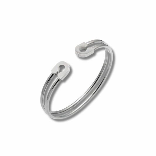 Safety pin bangle