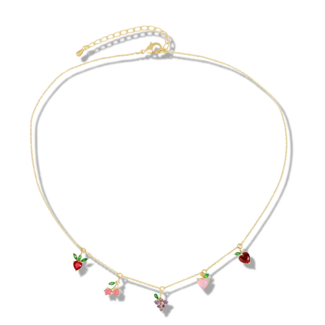 Eva Fruit Crystal Necklace