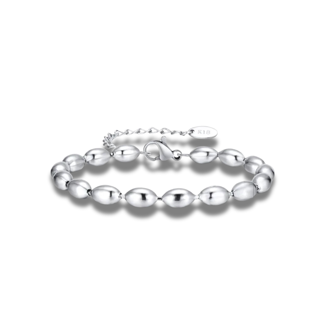 Silver chain bracelet