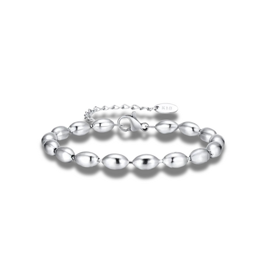 Silver chain bracelet