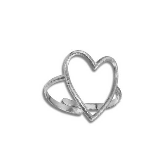 Heart shaped ring